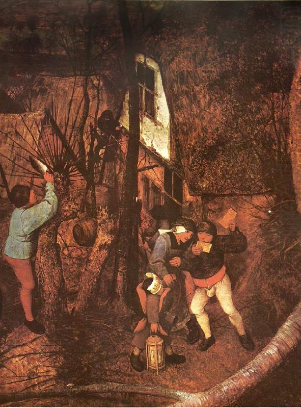 detalj fran den dystra dagen,februari, Pieter Bruegel